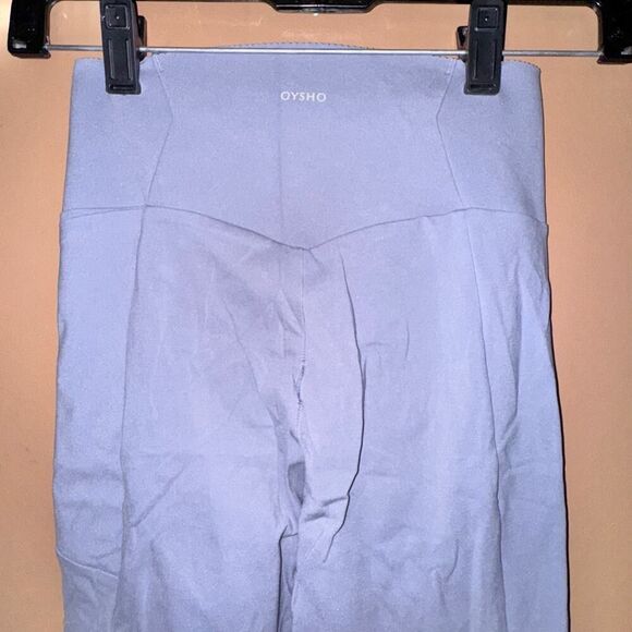 OYSHO Comfortlux Rib High Rise Leggings Periwinkle XS - Picture 8 of 8